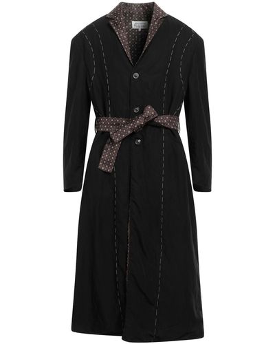 Maison Margiela Overcoat & Trench Coat - Black