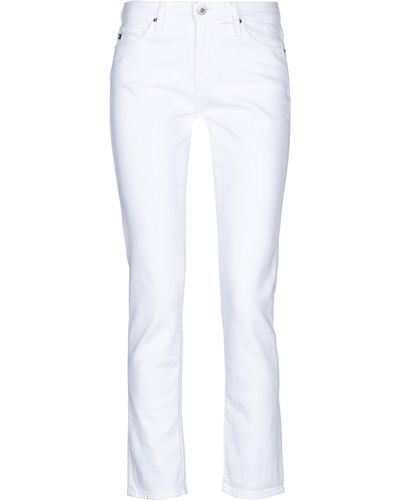 AG Jeans Denim Trousers - White