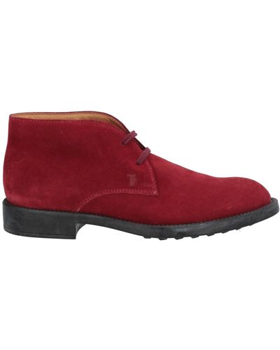 Tod's Ankle Boots - Red