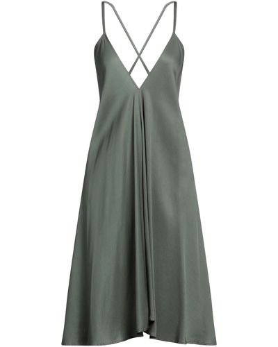 Antonelli Dark Midi Dress Viscose - Green