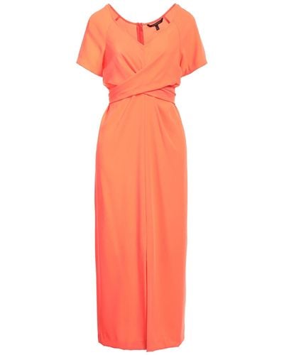 Armani Exchange Midi Dress - Orange