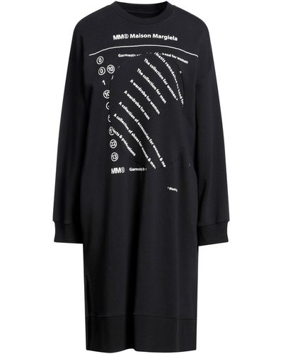 MM6 by Maison Martin Margiela Minivestido - Negro