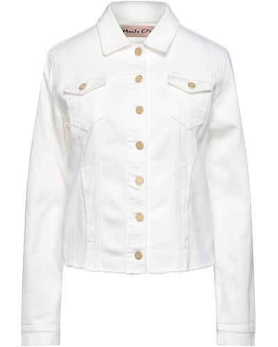 Manila Grace Denim Outerwear - White