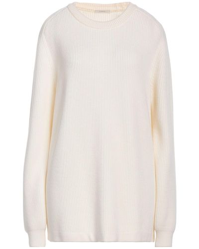 Fradi Ivory Sweater Wool, Elastane - White