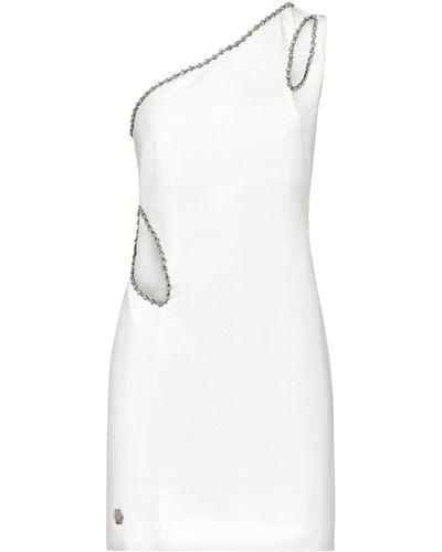 Philipp Plein Mini-Kleid - Weiß