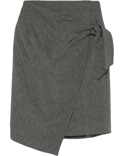 Manila Grace Midi Skirt - Grey