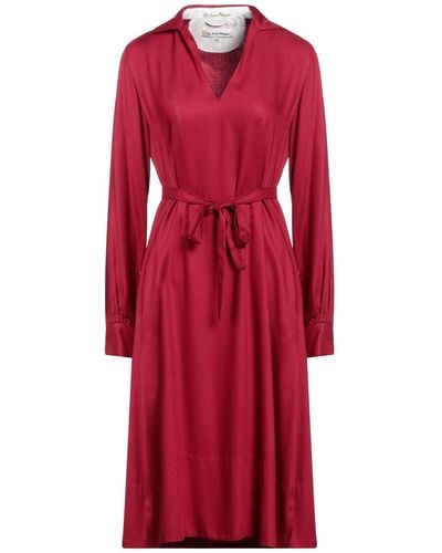 Le Sarte Pettegole Midi Dress - Red
