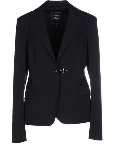 Fay Suit Jacket - Black