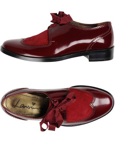 Lanvin Lace-up Shoes - Red