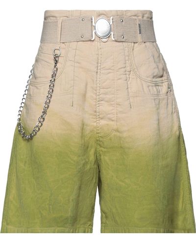 High Shorts & Bermuda Shorts - Green