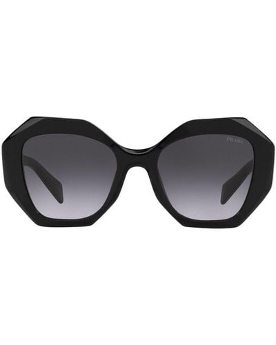 Prada Sonnenbrille mit Farbverlauf-Optik - Schwarz