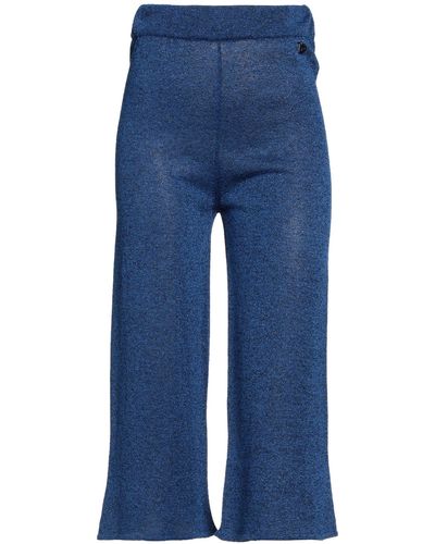 Dixie Cropped Trousers - Blue