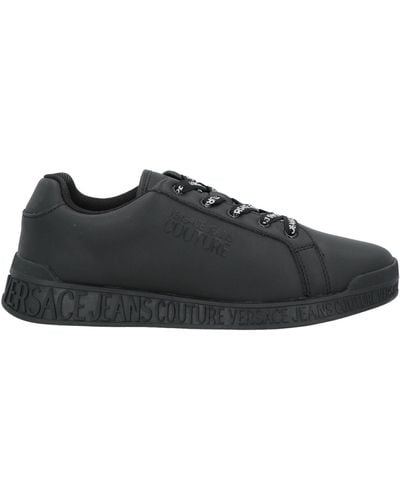 Versace Trainers Leather - Black