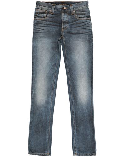 Nudie Jeans Pantalon en jean - Bleu