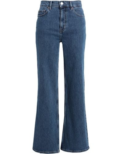  Other Stories Cotton Blend Flare Jeans in Blue - MBLUE