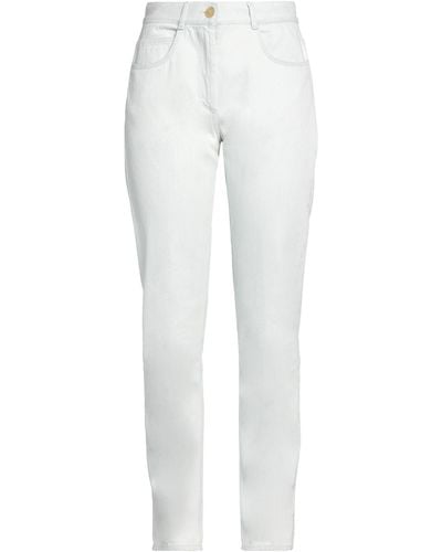 Forte Forte Pantalon en jean - Blanc