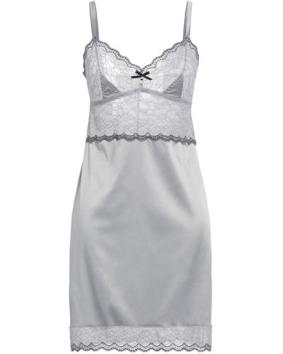 TWINSET UNDERWEAR Slip Dress Polyamide, Elastane, Polyester - Gray