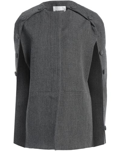 Jil Sander Cape Virgin Wool, Polyamide - Grey