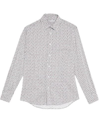 Grey Daniele Alessandrini Shirt - White