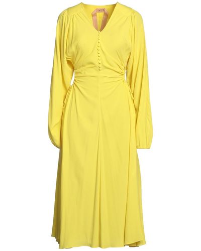 N°21 Midi Dress - Yellow