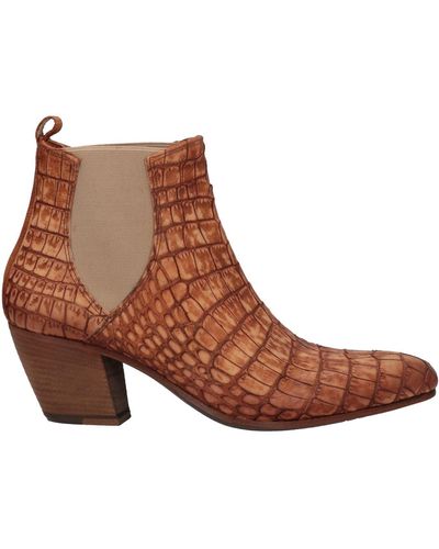 Bottes hautes pour femme en daim cognac de Jo Ghost - Charly Chaussures