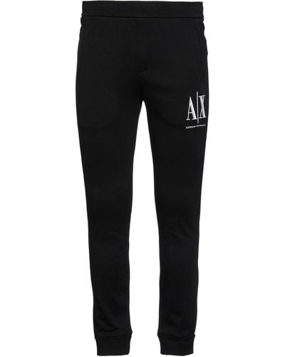 Armani Exchange Trousers Cotton - Black