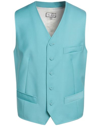 Paul & Joe Tailored Vest - Blue