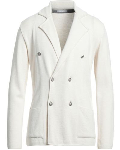 Grey Daniele Alessandrini Blazer - Bianco