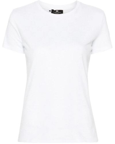 Elisabetta Franchi T-shirts - Weiß