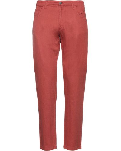 Les Copains Trouser - Red