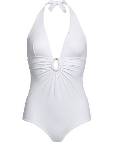 Fisico One-piece Swimsuit - White