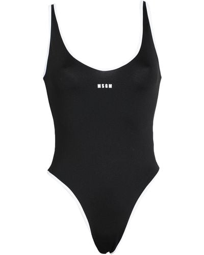 MSGM One-piece Swimsuit - Black