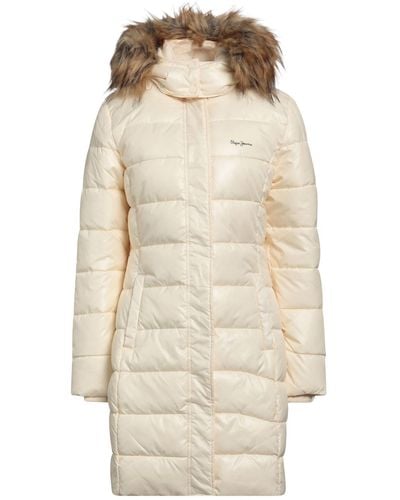 Pepe Jeans Down Jacket - Natural