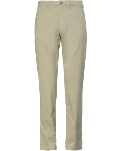 SELECTED Military Pants Cotton, Polyester, Elastane - Natural