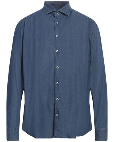 BASTONCINO Denim Shirt Cotton - Blue