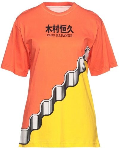 Rabanne T-shirts - Orange