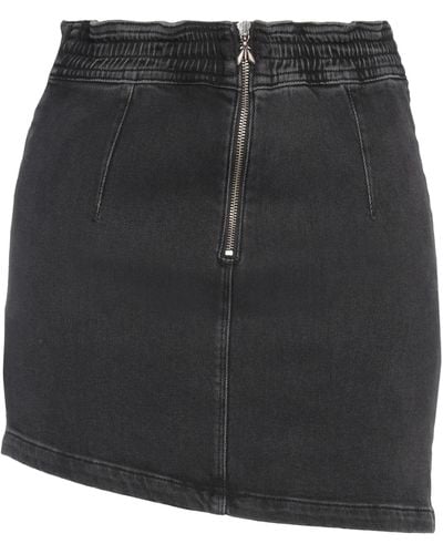 Patrizia Pepe Denim Skirt - Black