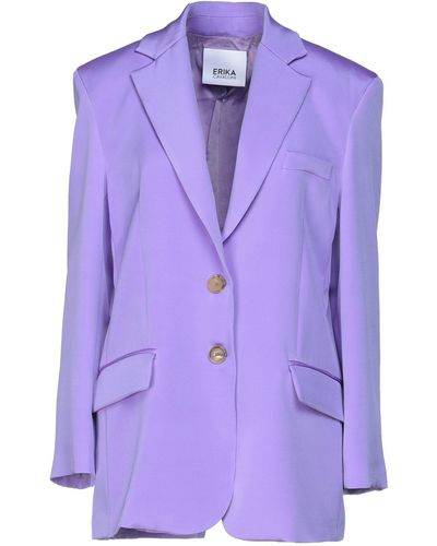 Erika Cavallini Semi Couture Blazer - Purple