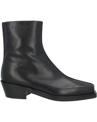 Y. Project Ankle Boots - Black