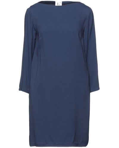 L'Autre Chose Mini Dress Acetate, Viscose - Blue