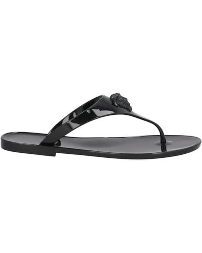 Versace Thong Sandal - Black