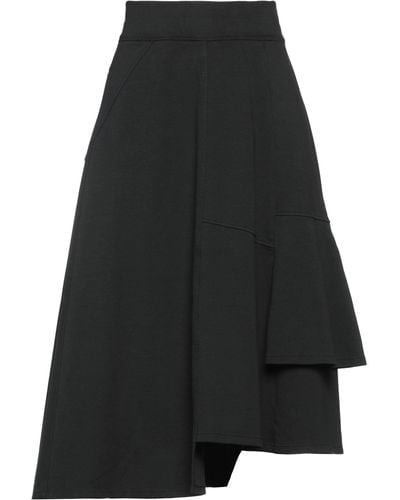 European Culture Midi Skirt - Black