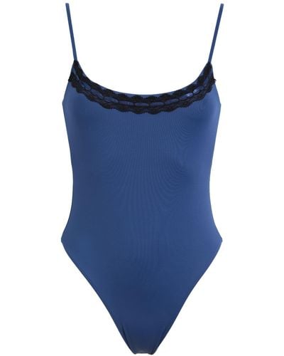 Frankie's Bikinis One-piece Swimsuit - Blue