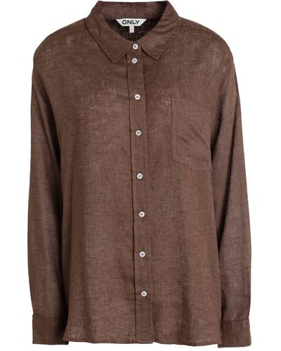 ONLY Shirt - Brown