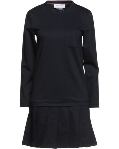 Thom Browne Midnight Mini Dress Cotton - Black