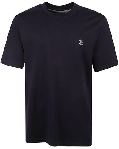 Brunello Cucinelli Camiseta - Azul