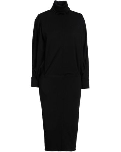 Saint Laurent Midi Dress - Black