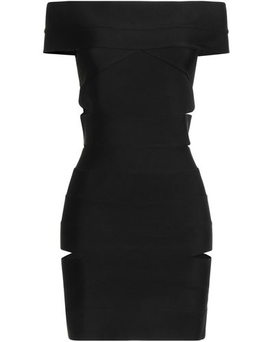 Alexandre Vauthier Viscose Knit Mini Dress - Black