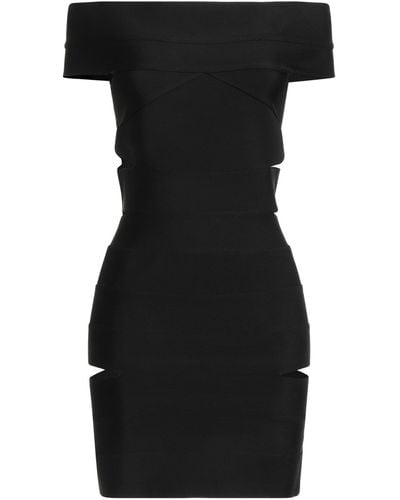 Alexandre Vauthier Viscose Knit Mini Dress - Black