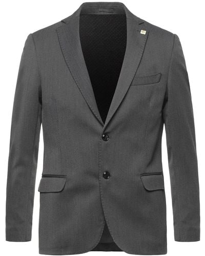 Exibit Suit Jacket - Grey